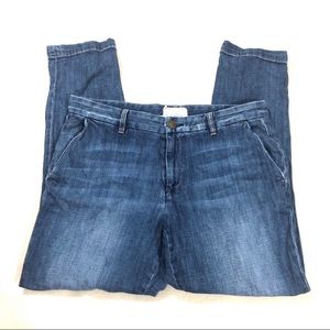 Current/Elliott The Buddy Trouser Crop Jeans 28